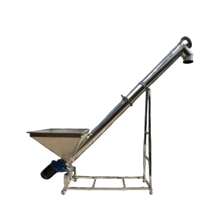 مزرعة مزرعة تغذية بيليه الفولاذ المقاوم للصدأ المسمار اوجير المغذية الناقل