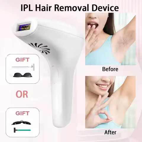 900000 Flashes Laser Epilator Instrume Permanent IPL Hair Removal Home Use Devices Ice Cool Painless Intense Pulsed Light
