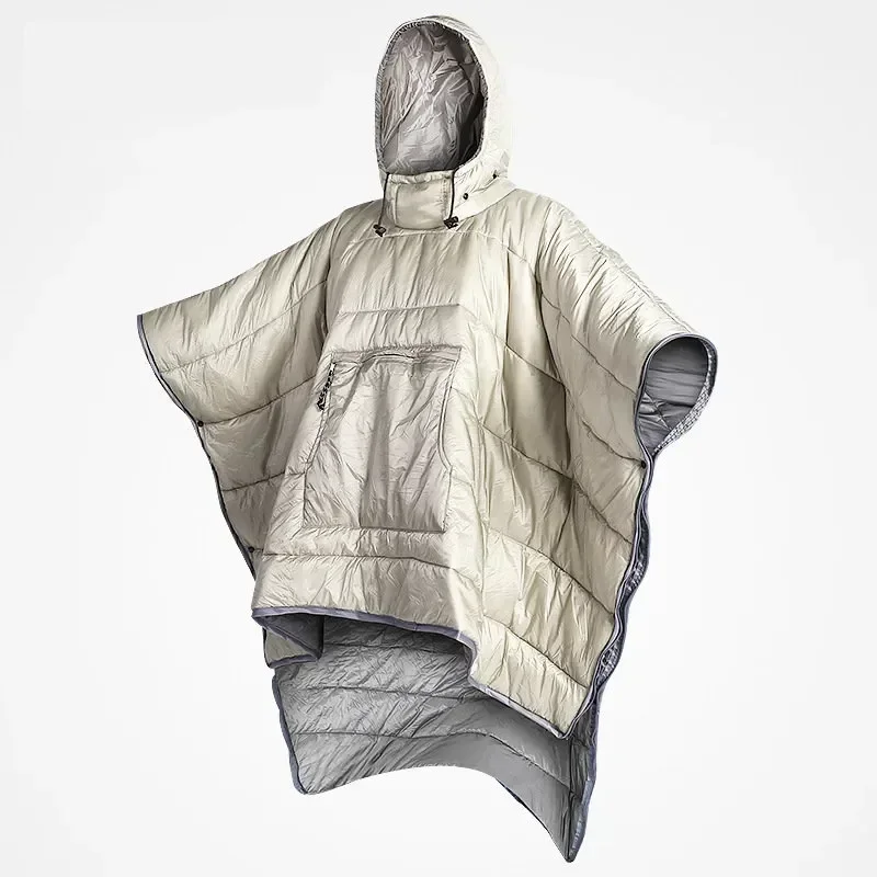 

Sleeping Unisex Portable Easy To Store Outdoor Waterproof Camping Warm Sleeping Quilt Winter Travel Poncho new