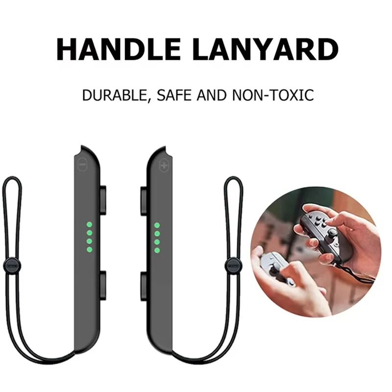 2Pcs Left Right Hand Rope Wrist Strap For Nintendo Switch/OLED For Joy-Con Controller Gamepad Lanyard Switch Accessories Set Kit