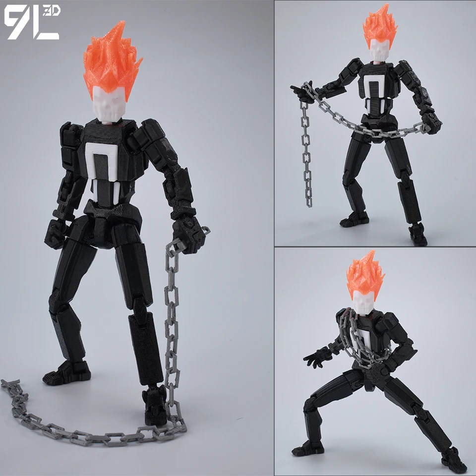 リエマンさま 9L3D Printed Multi-Jointed Articulated Action Figure Dummy13