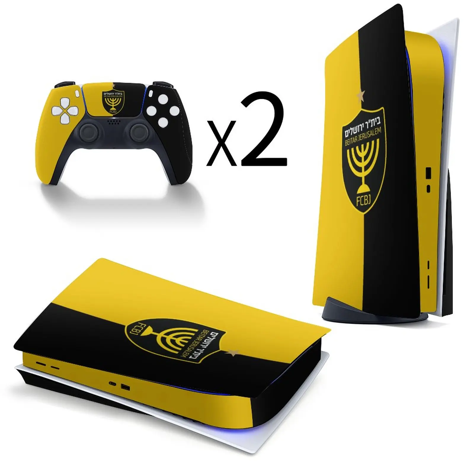 Israel Beitar Jerusalem For PS5 Game Controller Protective Decal Skin For PS5 Accessory Sticker Case
