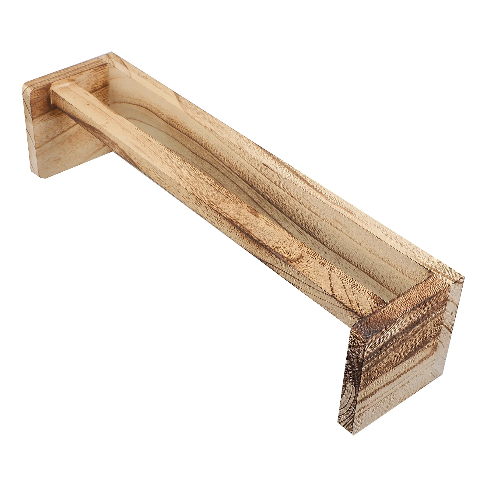 

Wooden Retro WallMounted Spice Rack Storage Shelf for Kitchen Bathroom White Adjustable Multifunctional Organizer