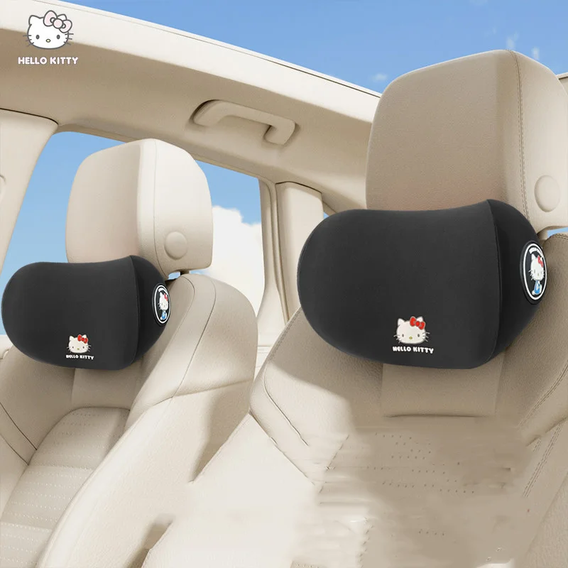 Memory Foam Car Neck Pillow Lumbar Support - Hello Kitty Cute Car Lumbar Support