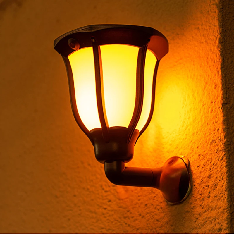 Solar LED Flame Lamp 3 Modes Waterproof  Romantic Flicker Lawn Lights Outdoor Wireless LED outdoor Lights For Garden Decor