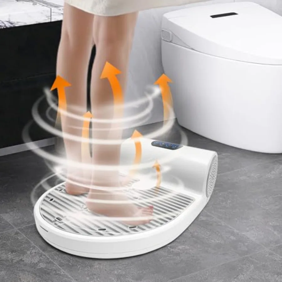 

Сушилка для тела 500 Вт с датчиком гравитации, для использования после душа, с регулируемой температурой, водонепроницаемая, с функцией обдува