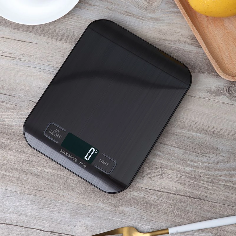 

Digital Electronic Scales With Large LCD Display 6 Units G/kg/oz/lb/mill Ml/ml High Precision Kitchen Food Scales