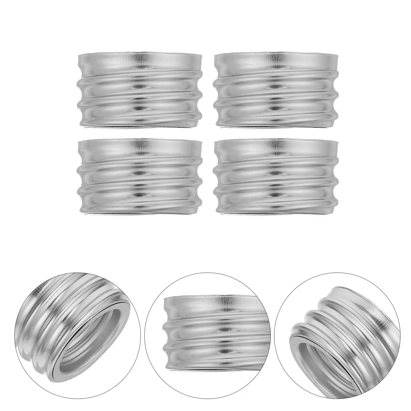 20Pcs E40 E27 Lamp Socket Reducer Ring Light Base Converter Adapter for Bulb Fixture Lampshade Fitting Fan Light Socket Adapter