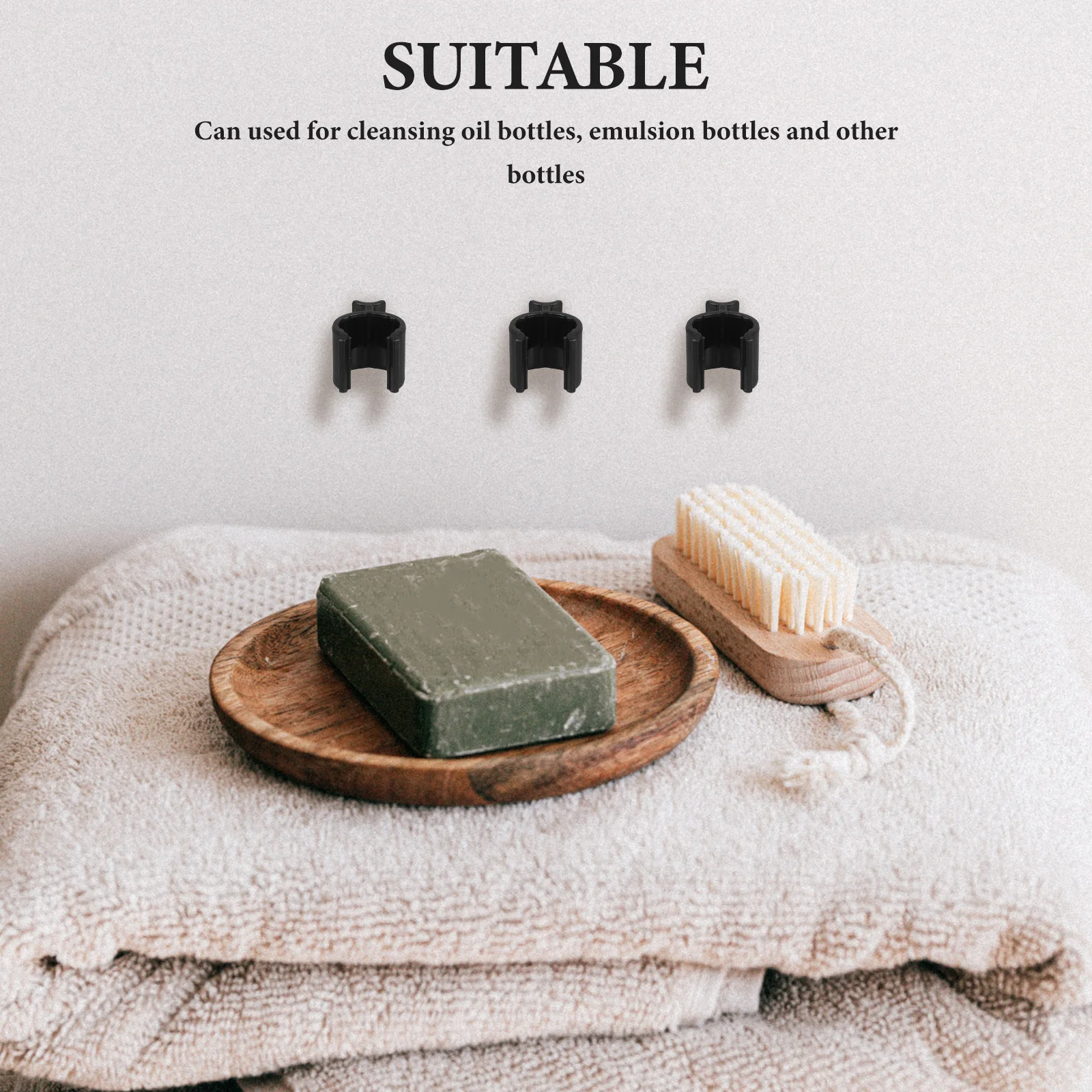 30Pcs Leakproof Cleansing Oil Pump Lock Plastic Buckle Clips for Lotion Dispenser Bottle Pump Accessories Shampoo Clips