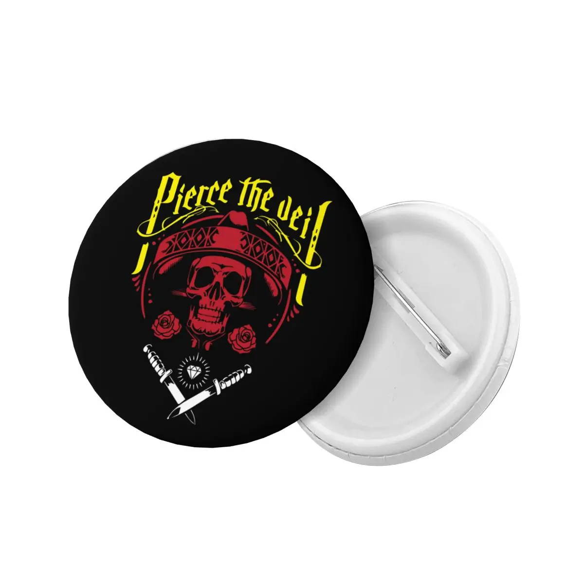 Rock Music Band Pierce Veil Pins Badges Hats Pinback Buttons Brooch Boyfriend Gift