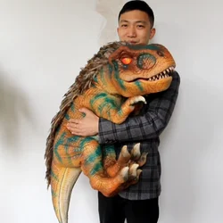 Animatronic Dinosaur Baby Realistic rubber Dinosaur Hand Puppet