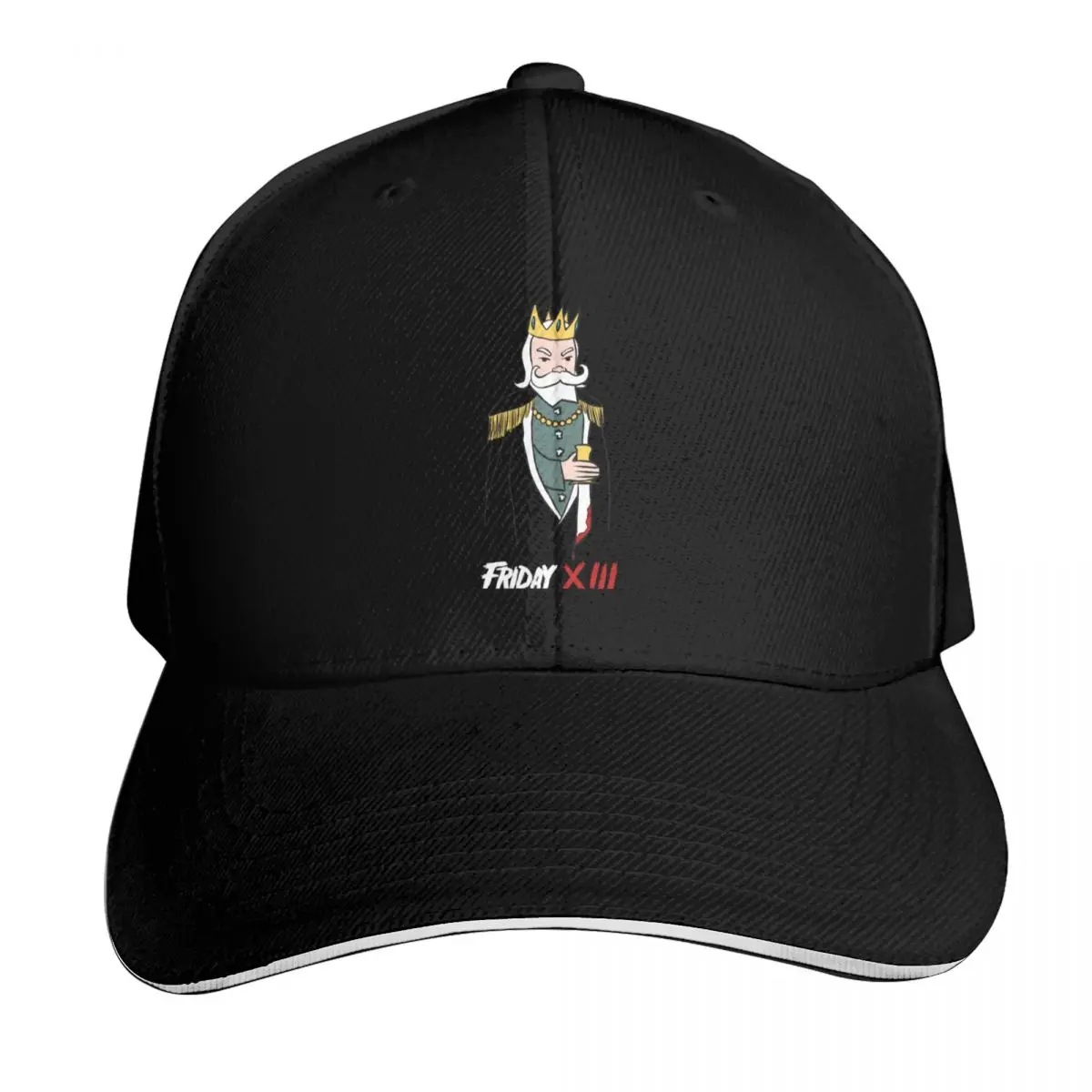 FRIDAY XIII Baseball Cap Strapback Dad Hat Six Panel Structured Crown Sun Protection UPF 50+