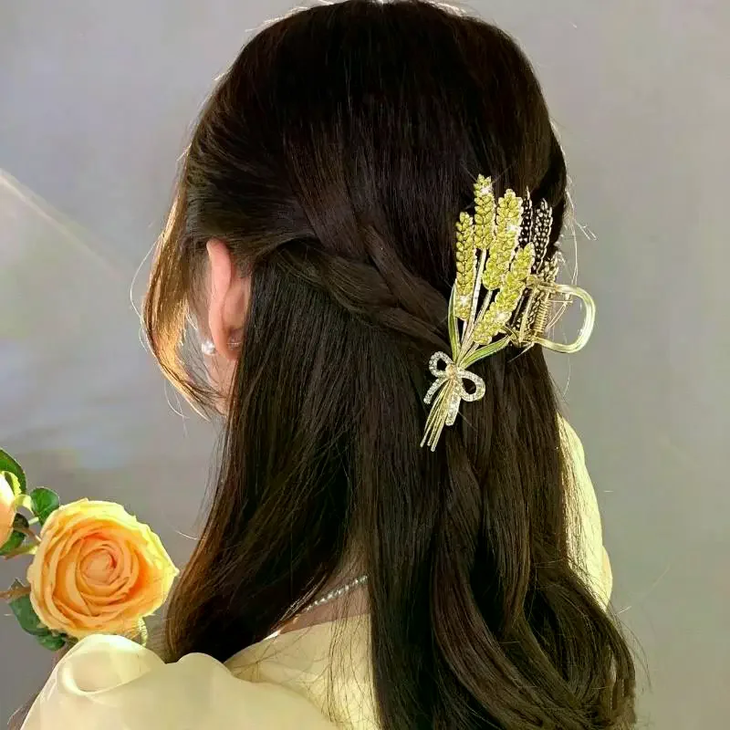 Jepit Rambut Desain Alloy Whea - Women Formal Wear Designers ulasan dan harga