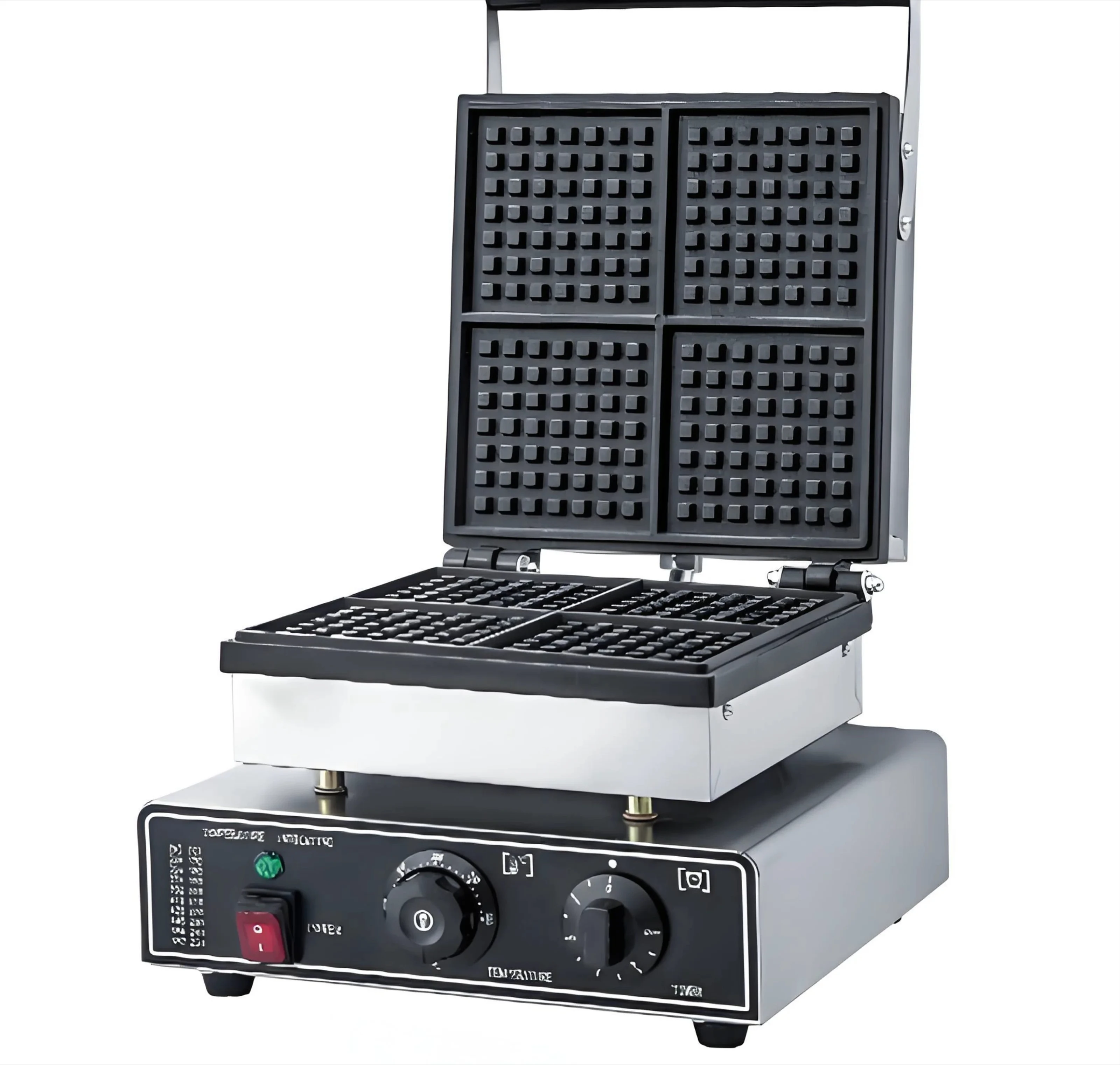Food tools New Factory Cum Commercial Belgian Waffle Maker Single-   4-Sheet Por   High Productivity Machine