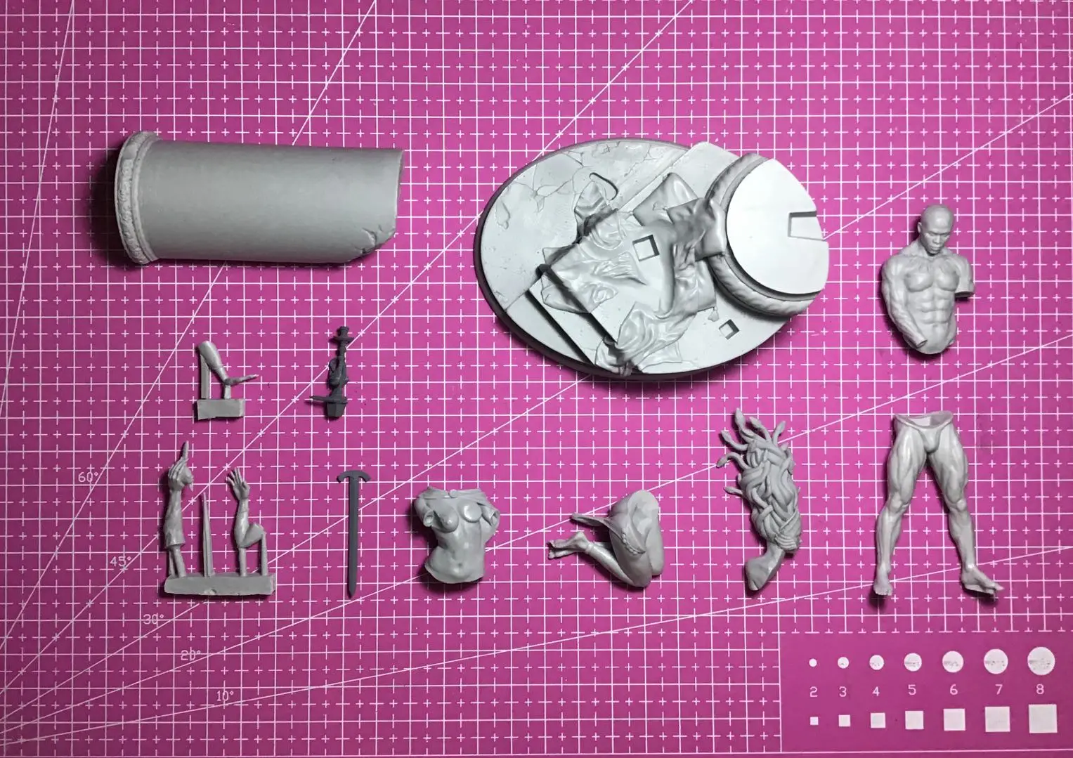 1/24  Resin Model Figure GK， Unassembled and unpainted kit