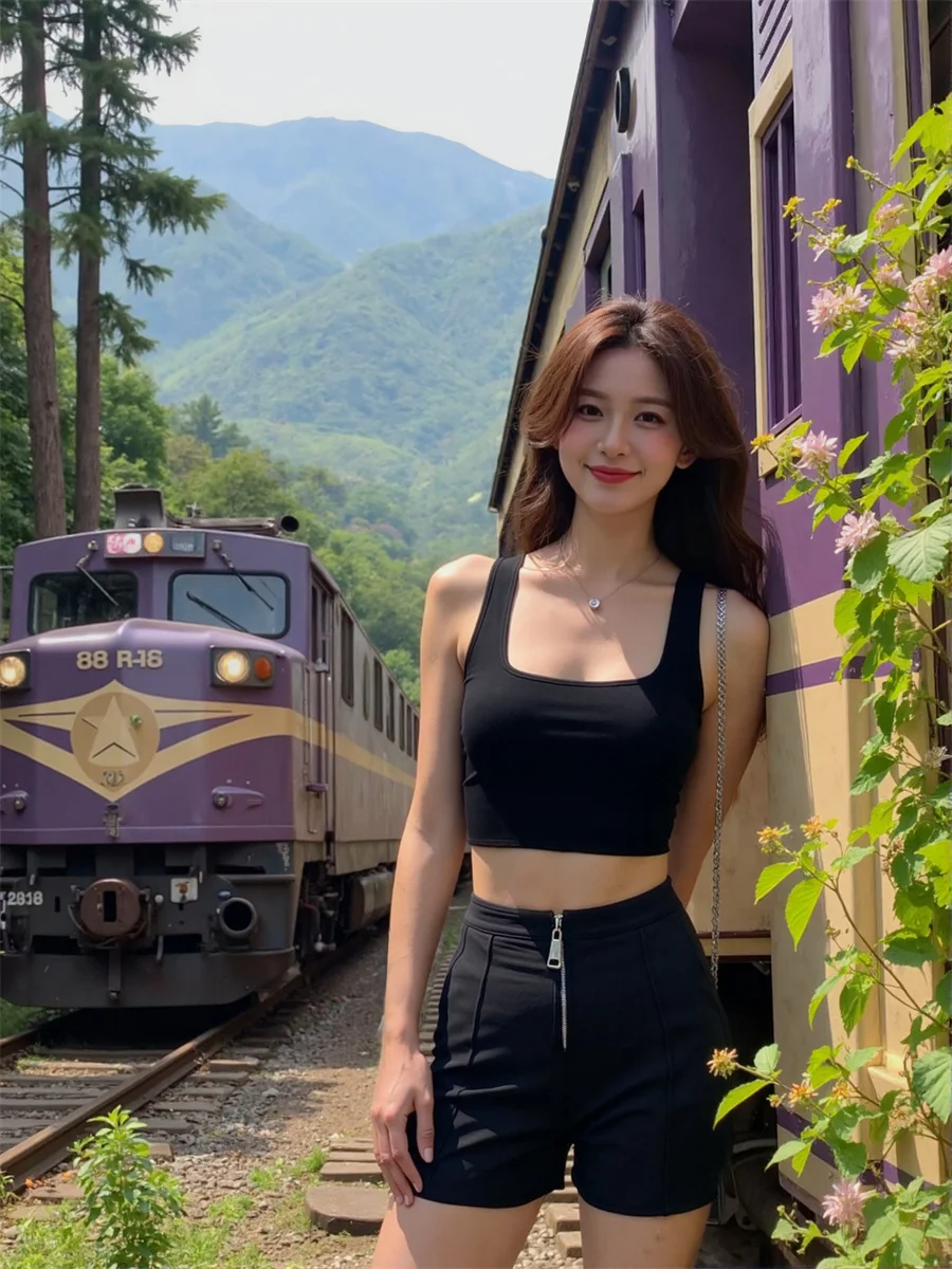 Pantalones cortos Minifalda acampanada para mujer con cintura ajustable y dobladillo con volantes perfecto para vacaciones informales de verano estilo coreano