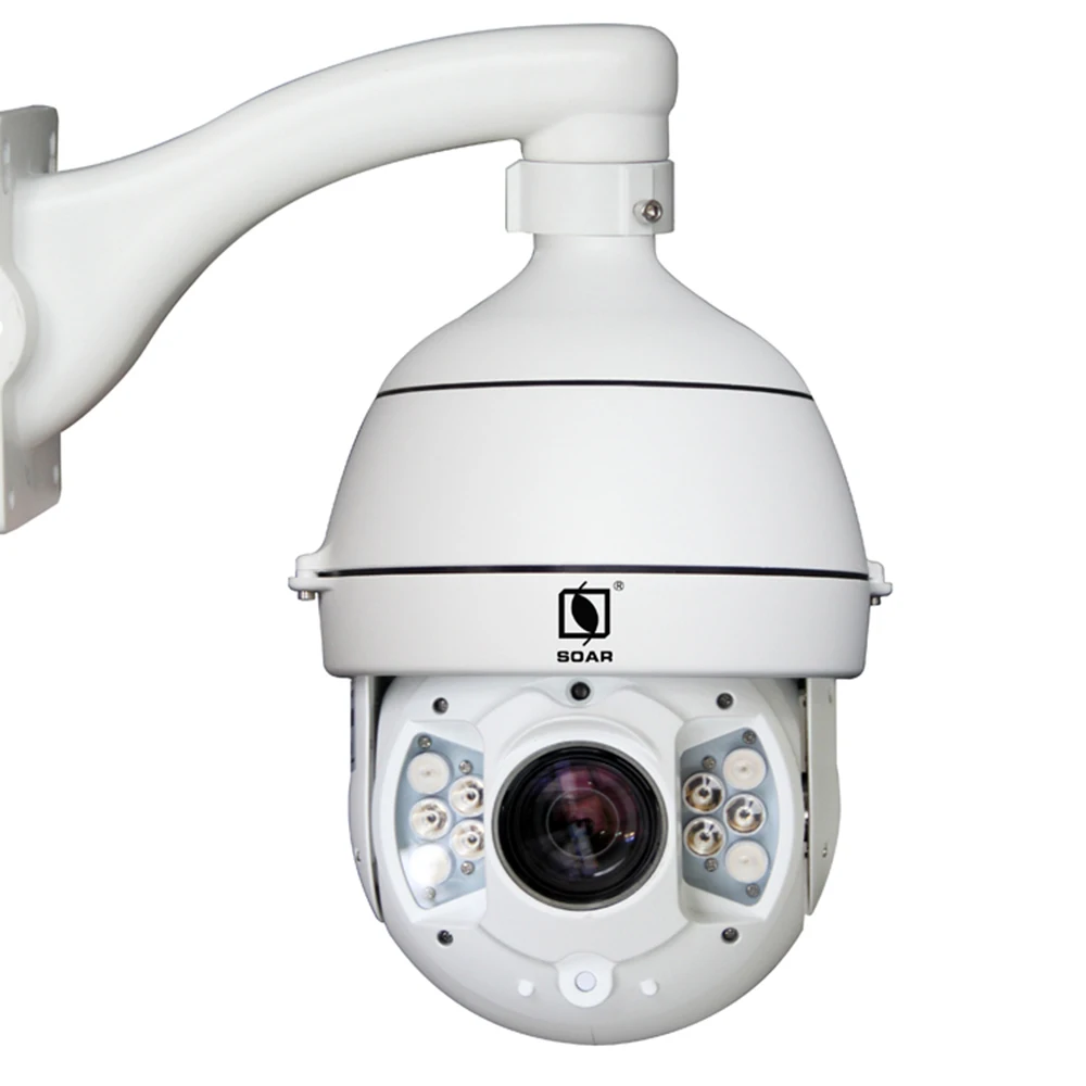 360 Degree IP66 HD CCTV 5.5~180mm Lens 4MP 33x Optical Zoom IP Starlight Network IR Speed Dome PTZ Camera