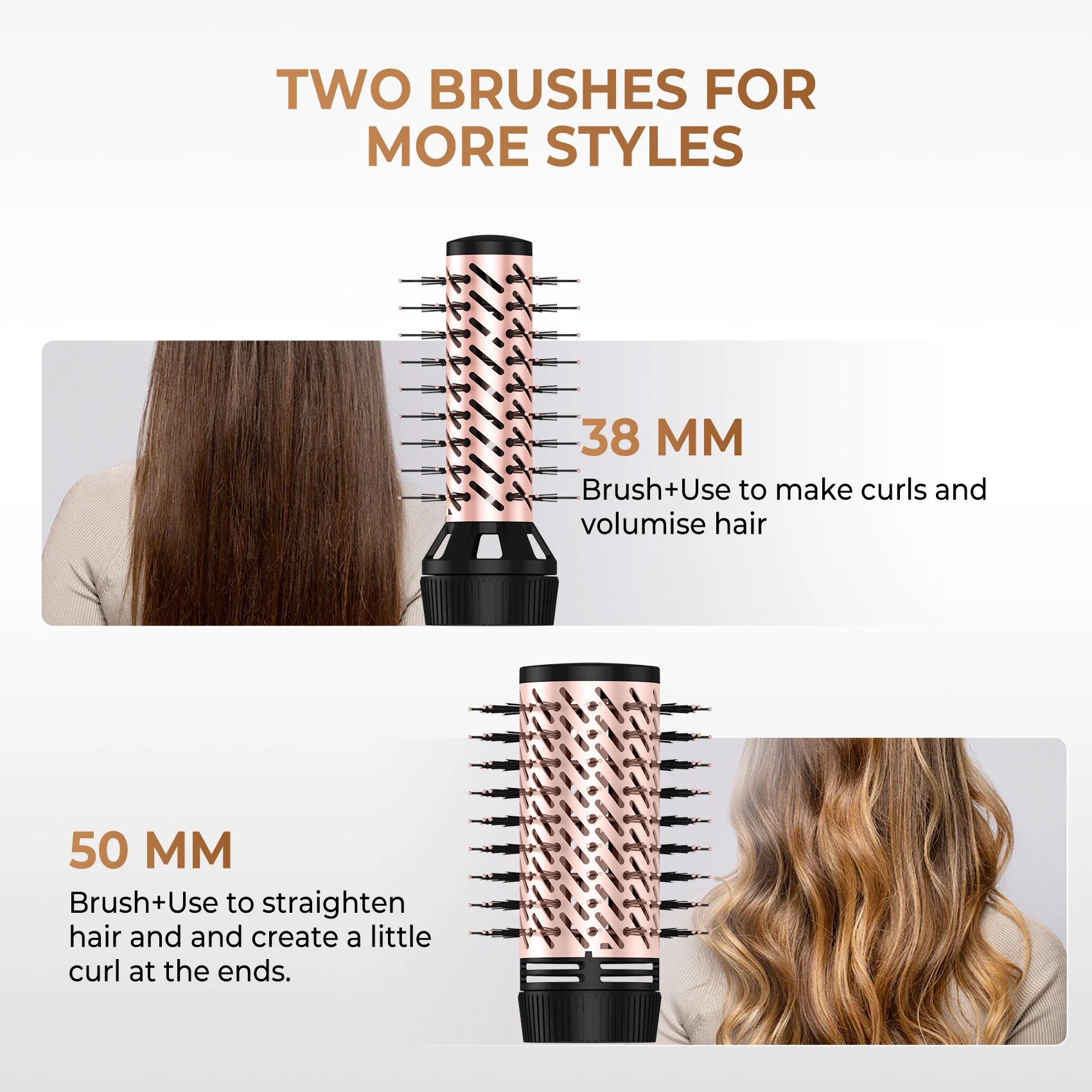 Hair Dryer Brush Blow Dryer Brush in One, 5 in 1 Hair Dryer and Styler Volumizer for Drying Straightening Curling