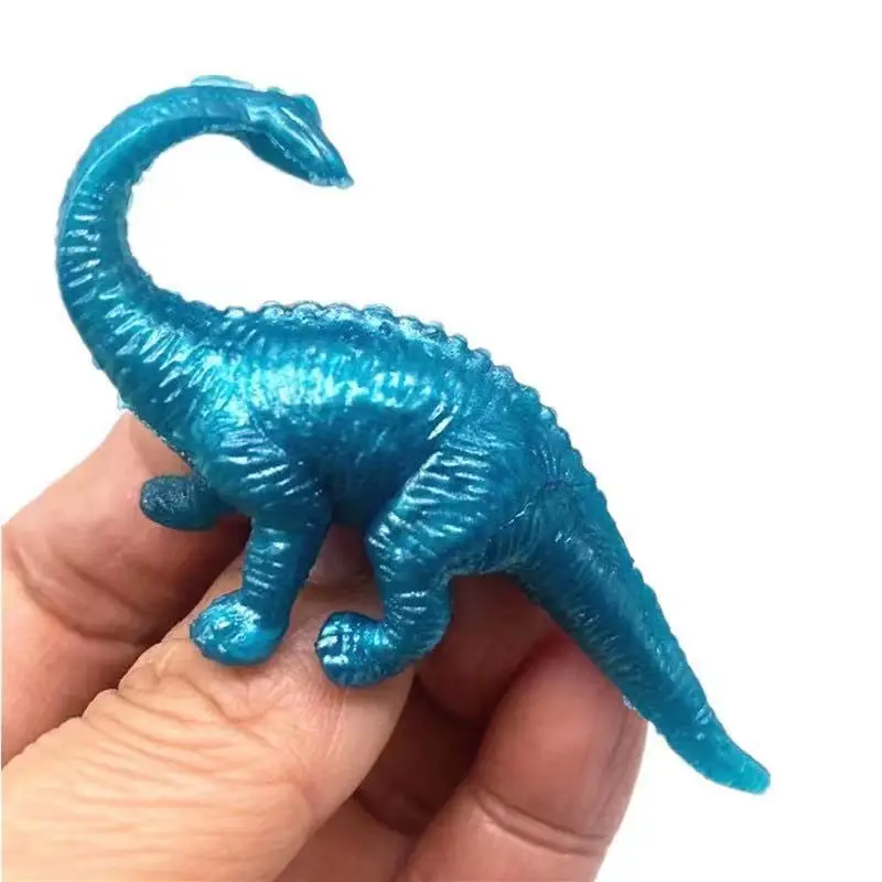 6Pcs TPR Soft Rubber Small Dinosaur Stretch Toys Fun Stretchy Dinosaur Stretch Toys Children Toys Random Style Party Small Gift