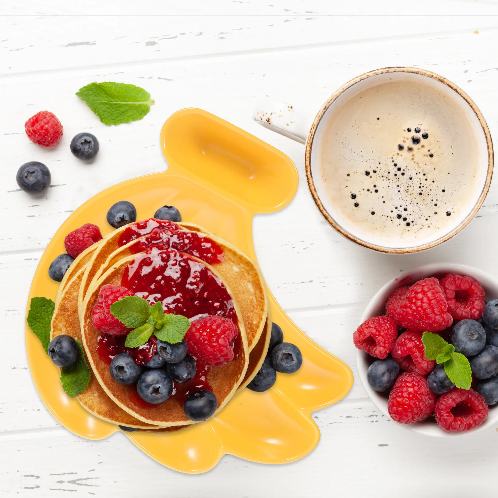 

1 шт. керамическая тарелка-банан в форме лотоса, термостойкая миска для сервировки еды, кухонный салат, десерт, соус, фрукты, приправы