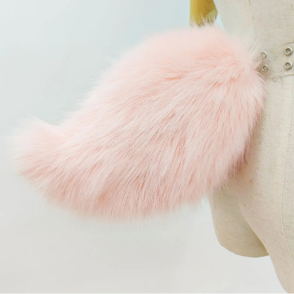 Fofo kawaii coelho cauda de pelúcia fursuit anime caudas cosplay traje adereços lolita coelho cauda festa jk menina kig desempenho adereços