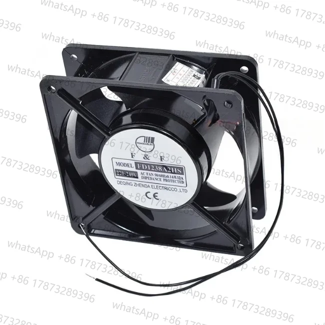 Well Tested Cooling Fan  FD1238A2HS AC220-240V 50/60HZ Two Lines For F&F