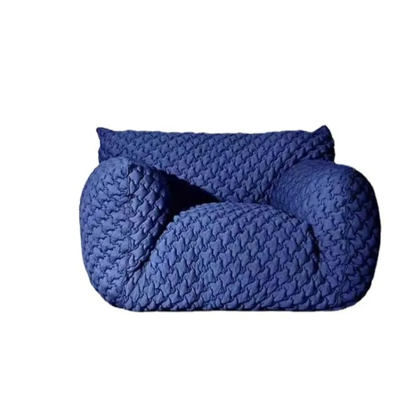 

Italian wabi-sabi fabric sofa Klein blue single sofa