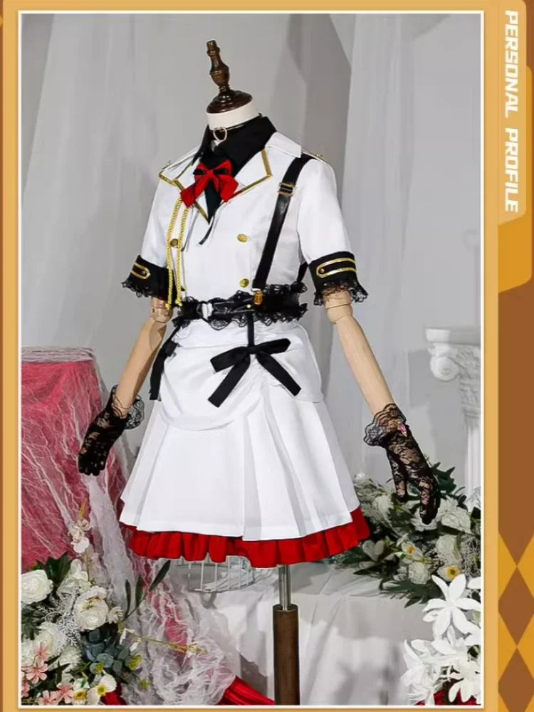 

Vtuber Hinano Cosplay Costume Anime Women Fashion Dress Uniform Role Play Clothing Carnival Activity Daily Outfit Pre-sale