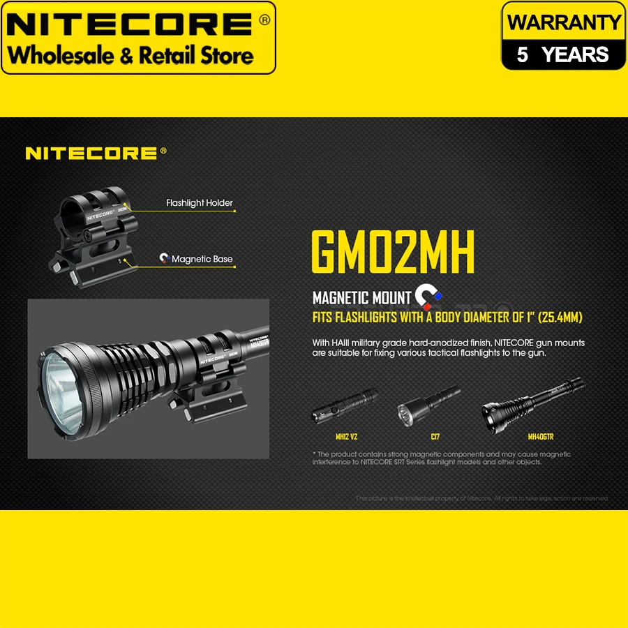 حامل تركيب مصباح يدوي