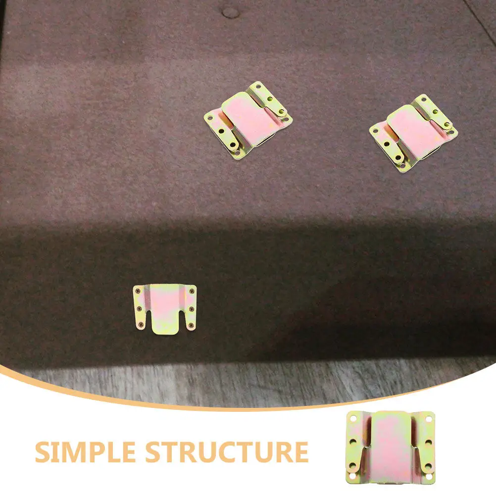 6Sets Metal Sectional Connectors Exquisite Workmanship Smooth Line Design for Sectional Couch Sofa Connection Bracket Sofa