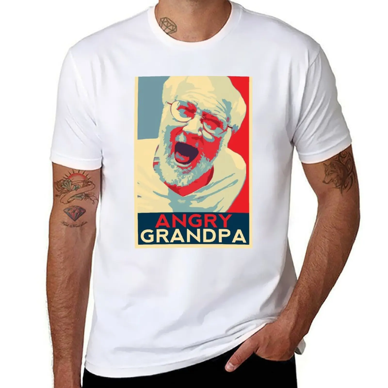 

Angry Grandpa T-Shirt t shirts for man graphic vintage t shirt man casual T-Shirt