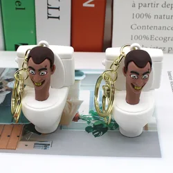 2025 Cartoon Game Skibidi Toilet Keychain Backpack Bag Decor Doll Pendant Car Decoration Desk Ornaments Souvenir Gifts For Fans