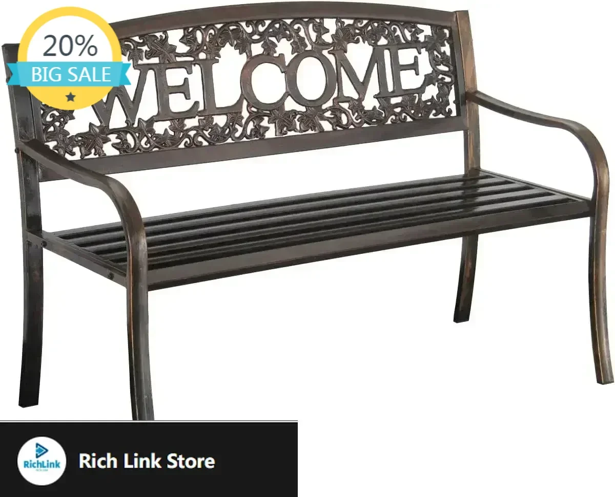 

BestsellerBestsellerTX94101 Metal Welcome Outdoor Bench