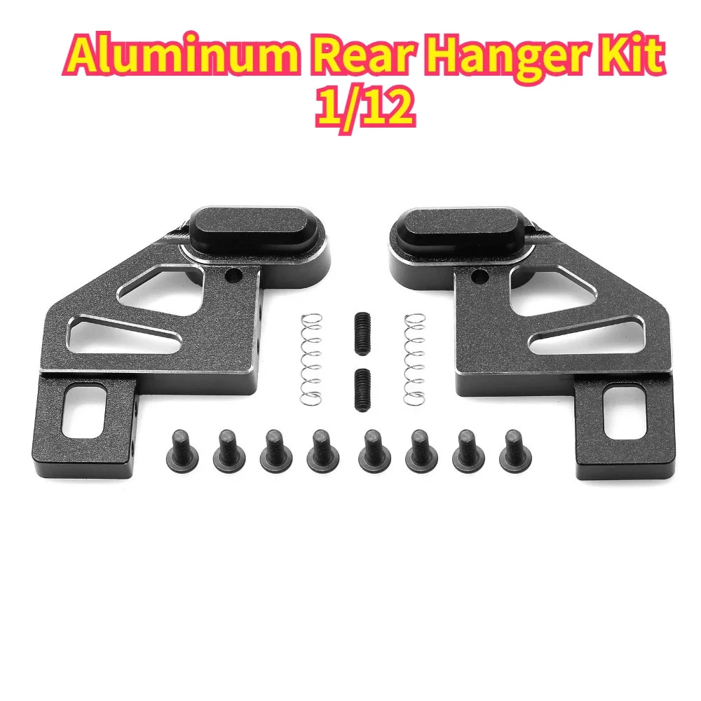 Aluminum Rear Hanger Kit RC car For Tamiya CW01 Lunch Box Midnight Pumpkin 1/12 Scale Custom Size Upgrade Replacement  Accessory