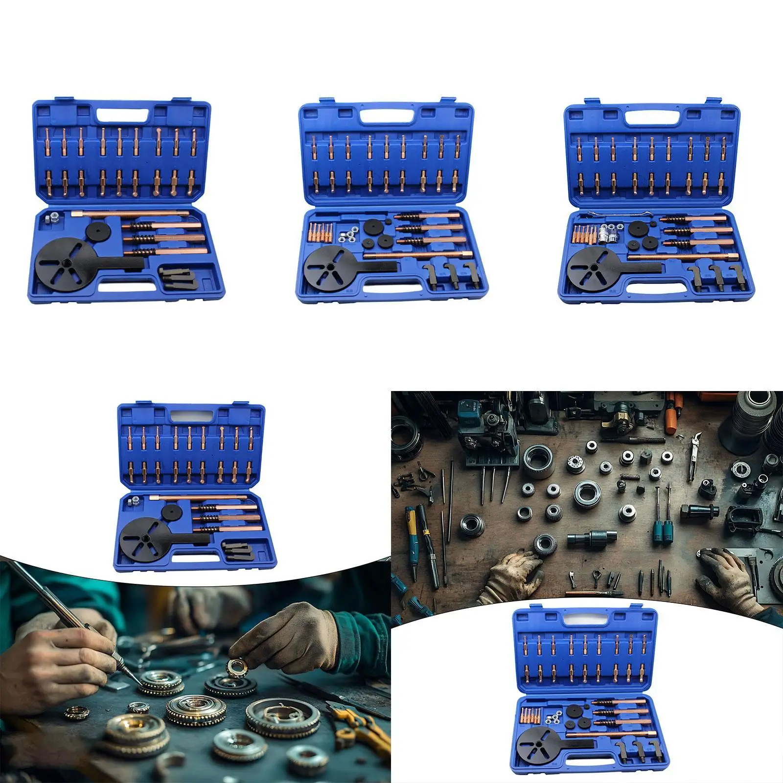 

Многофункциональный комплект съемников подшипников, универсальный портативный быстросменный съемник, цанговые цанги, сепаратор подшипников для ремонта комбайна