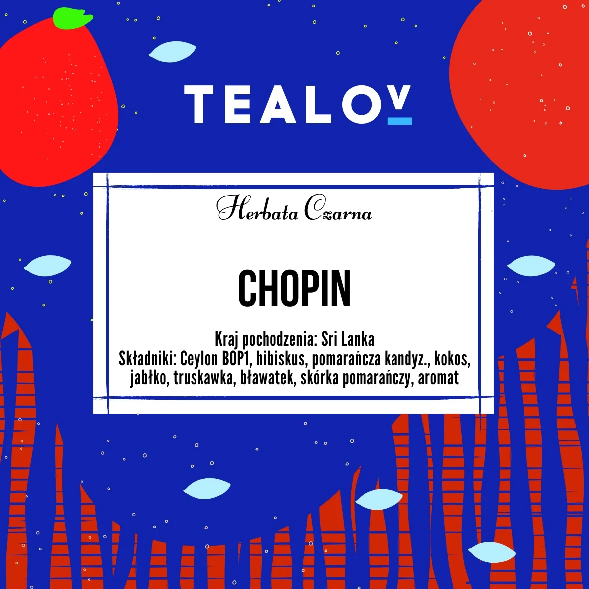 Herbata TEALOV czarna CHOPIN 100G