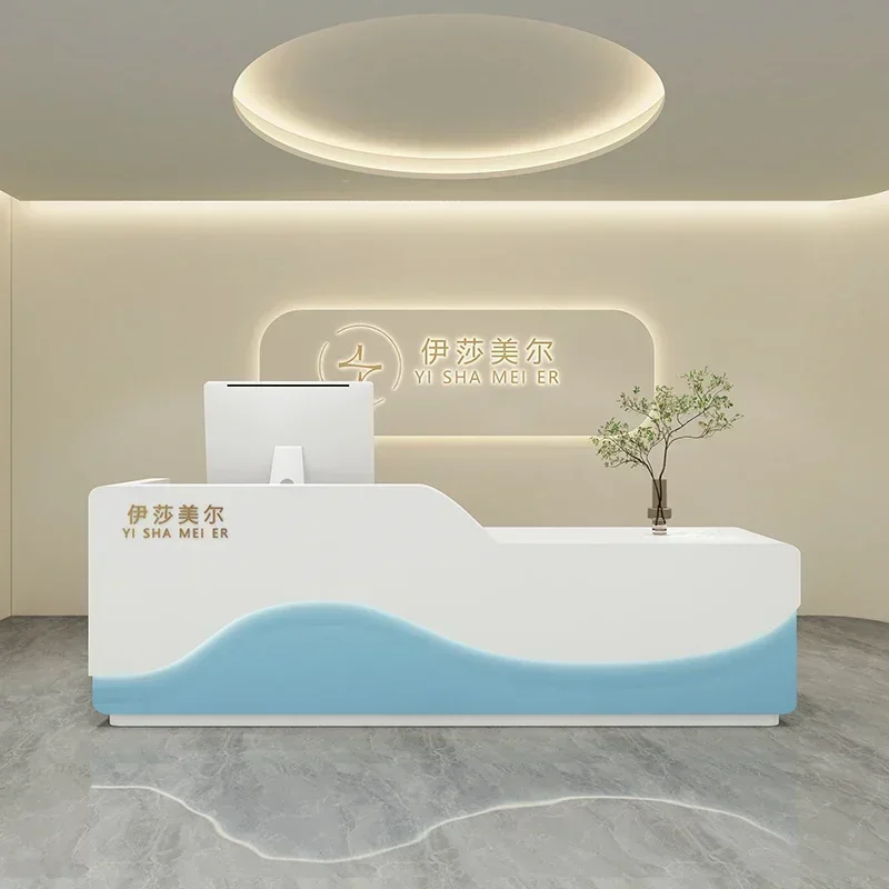 مساعدة مكتب مدخل الجداول خزانة النقدية أثاث المكاتب التنفيذي مقهى مكافحة الحديثة الفاخرة مركز الجمال ورشة عمل Escritorio #5