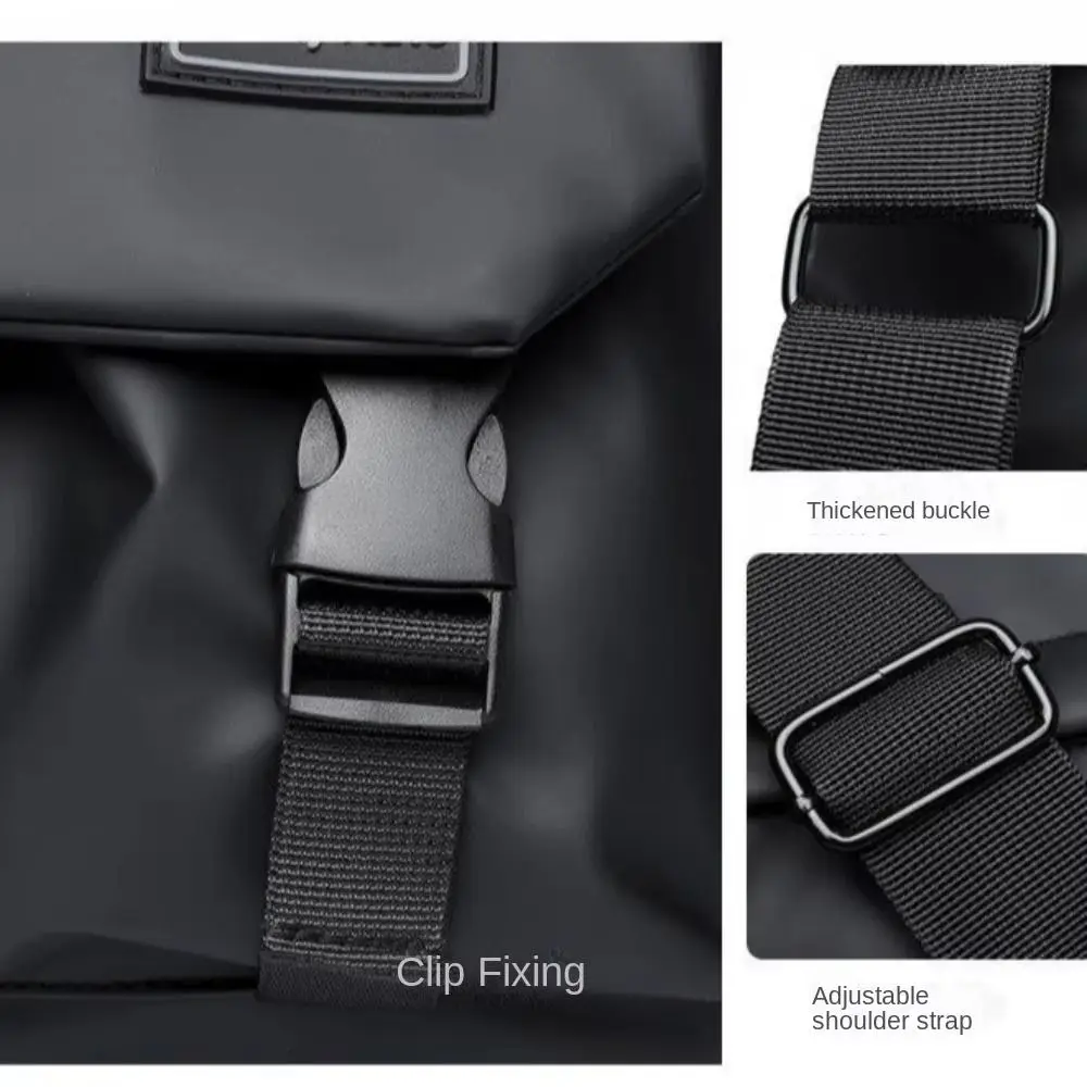 

Large Capacity Men Crossbody Bag Japanese Style Harajuku Casual Messenger Bag Lightweight Square Nylon Postman Bag Unisex