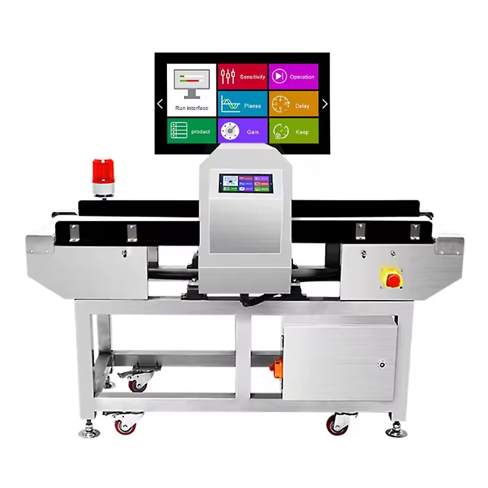 With intelligent Touch screen digital metal detector for Food industry Metal Detectors automatic learning
