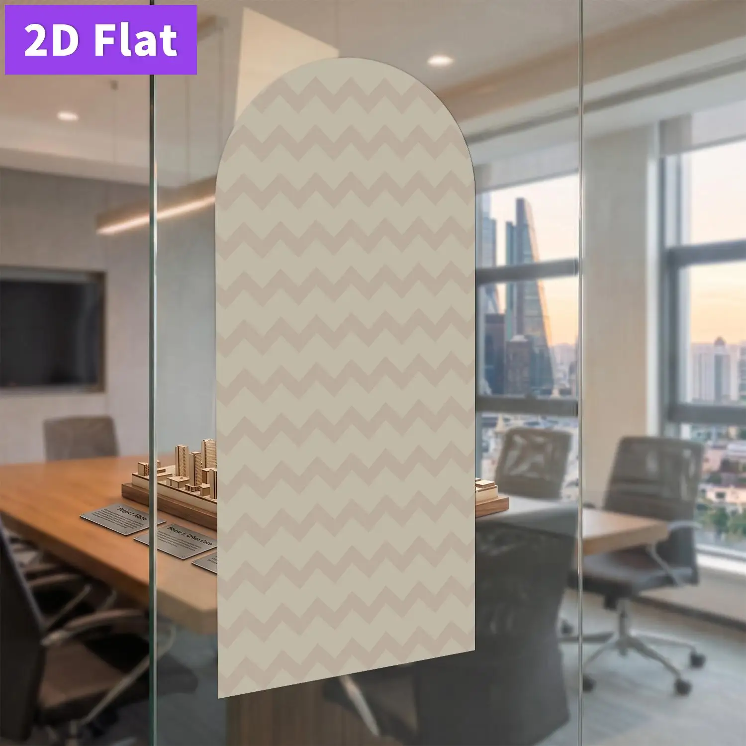 1 PC wavy pattern arched design, multi-color selection, self-adhesive magnetic wall sticker, 45*100cm