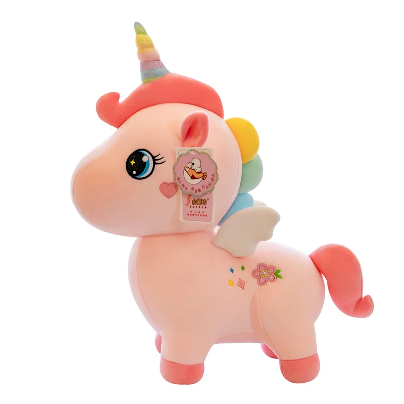 30-40cm Kawaii unicorno Pony bambola peluche bambini regalo di compleanno bambola cuscino/cuscino regalo di natale per la famiglia e gli amici