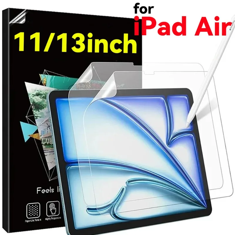 

Paper Feel Film Screen Protector for iPad Air 2024 Clear Paperfeel Protective Soft Films for iPad Air 6th 11/13inch Films