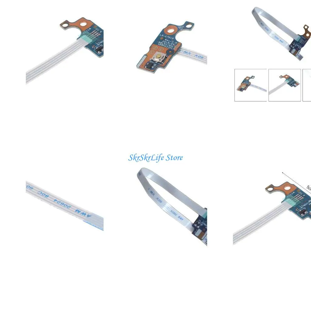 

E65E Portable ON/Off Power Button Board Switch with Cable Replacement Specially Designed for 255 250 Computer Accessories