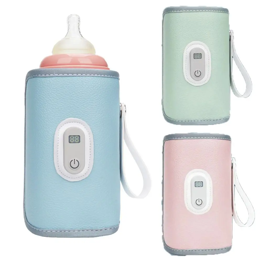

Digital Baby Milk Bottle Insulation Cover Adjustable Temperature Portable Heating Milk Bottle Cover Waterproof Milk Warmer