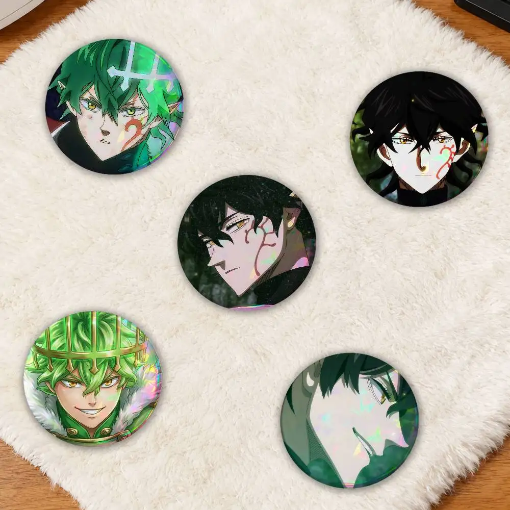 Yun-o Seib-le Freodore Zeal Gin-jok-a Badges Round Creative Pin Brooch Badge Bag Decor Accessories Fans Collect Friends Gifts