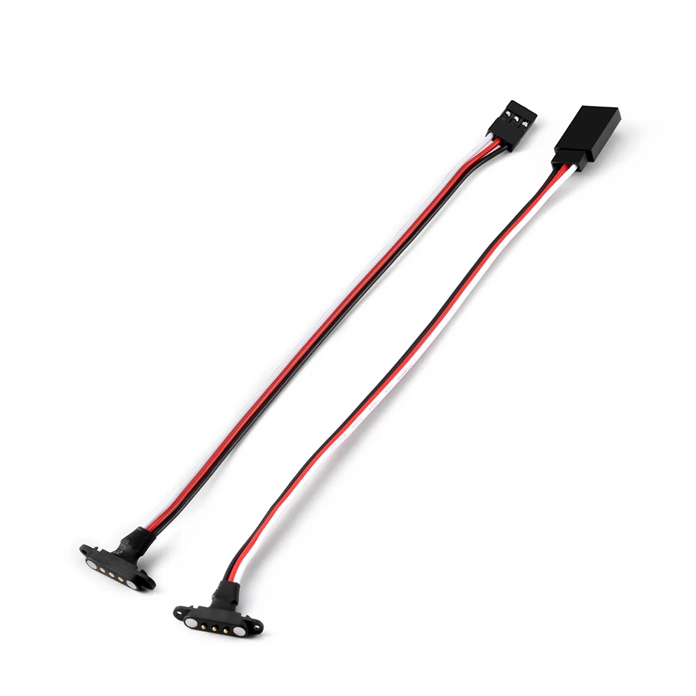 YEAHRUN المغناطيسي المفاجئة على JR/ZH1.5 تمديد كابل 1-to-2 ذكر أنثى Y كابل ل RC نموذج سيارات طائرات بدون طيار قوارب ترقية أجزاء