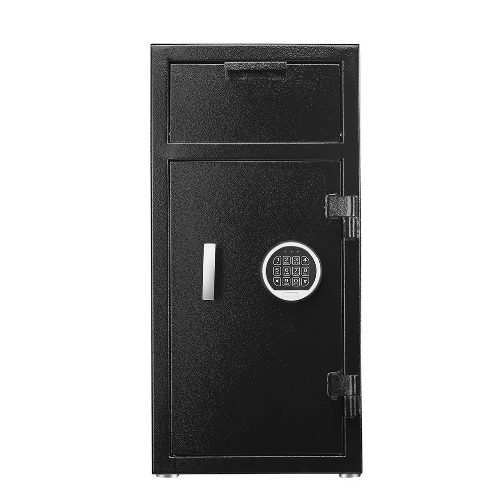 Large capacity numeric keypad lock deposit safe for cash storage