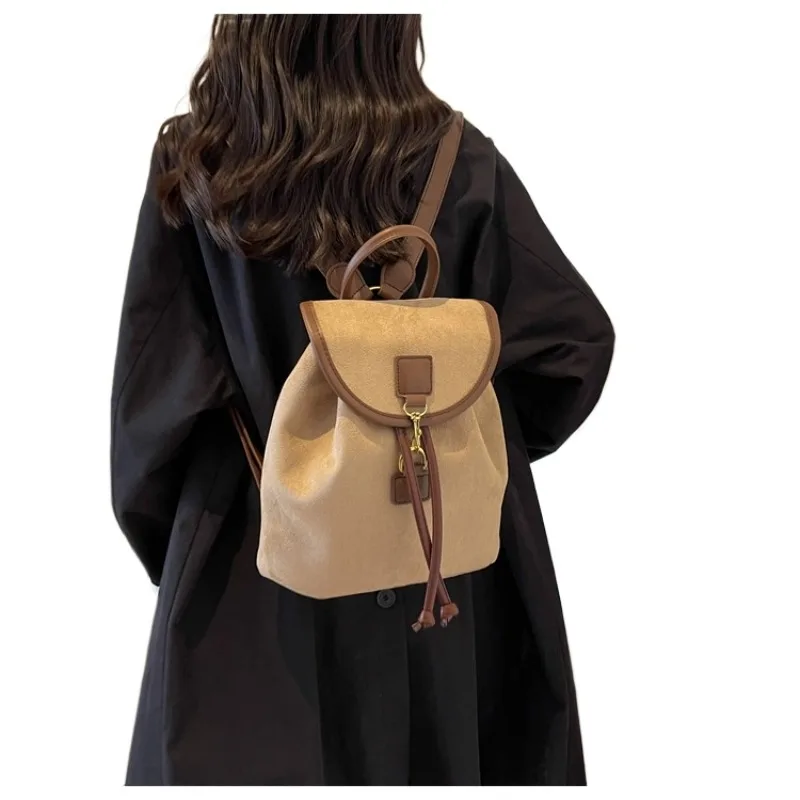 

2025 new senior sense of ladies shoulder bag literary fashion tide schoolbag female college students large capacity handbag