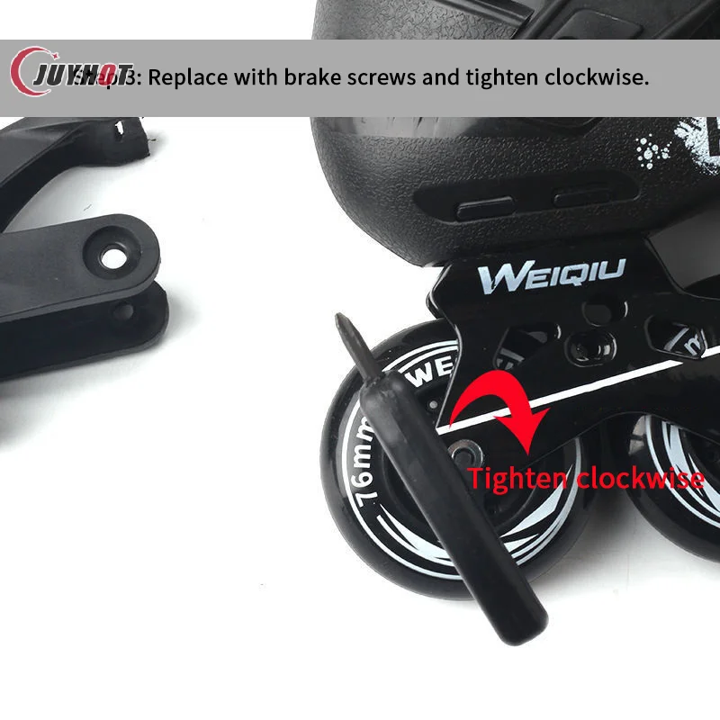 Rolha universal para freios de patins, substituição para crianças, freio em linha, bloco de patins, melhorando a segurança