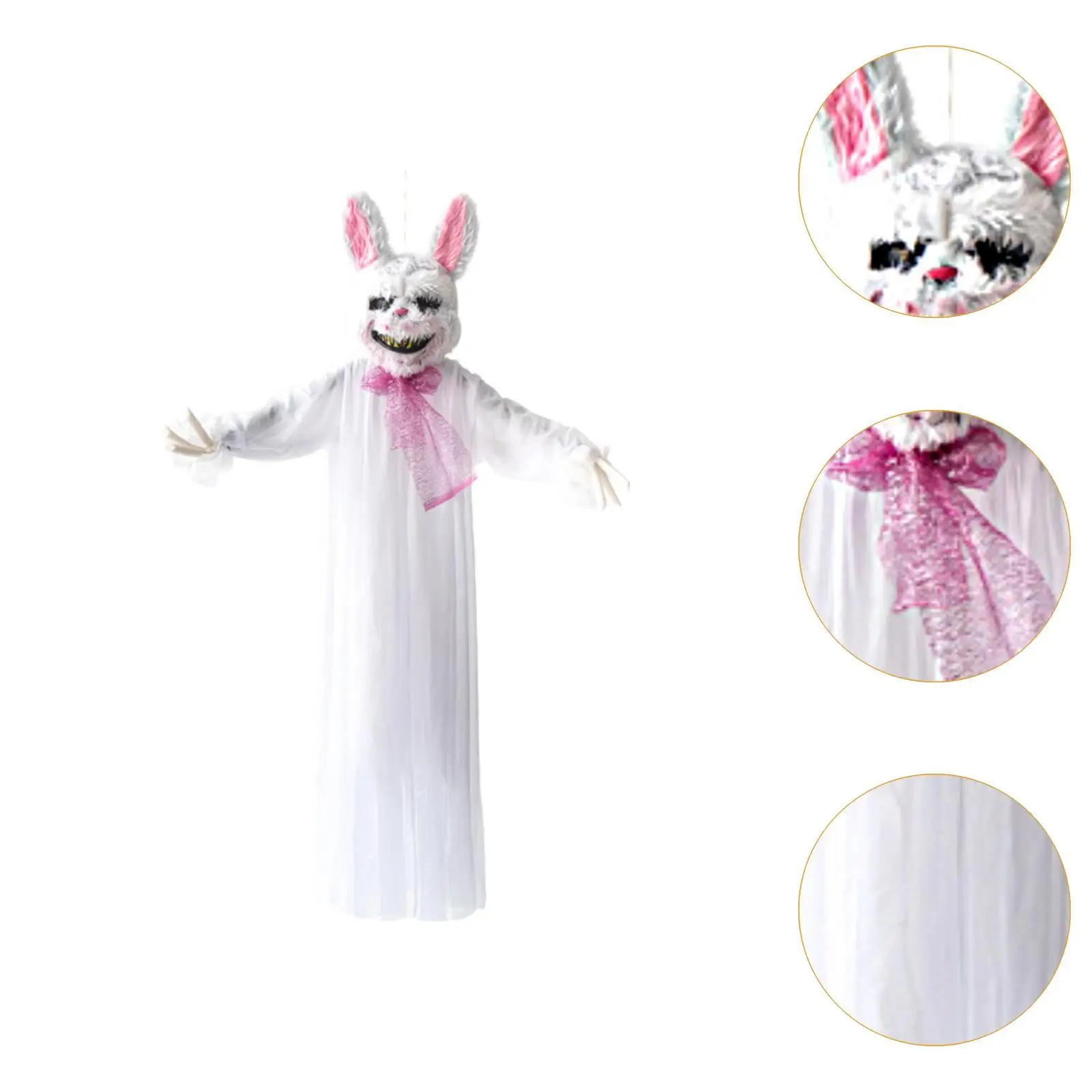 Bloody Rabbit Hanging Ghost Halloween Decoration ornamento creativo casa stregata Prop per cimitero portico Holiday Party Garden